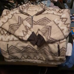 Lularoe Tan Brown Zipper Sweater XL