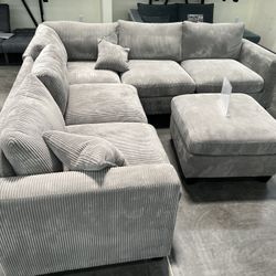 New Sectional Grey Color 