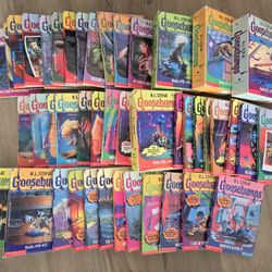 62 Complete Goosebumps Series, Collection 1-62 paperback By RL Stine Good Shape