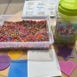 25,000 Fuse Beads with Forming Plates & Ironing Paper