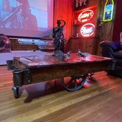 Nutting Factory Cart / Coffee Table