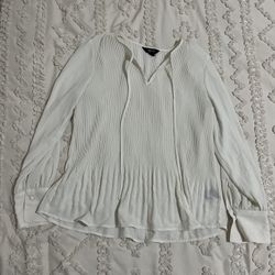 Elegant White Women's Top