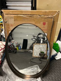 Metal opal mirror