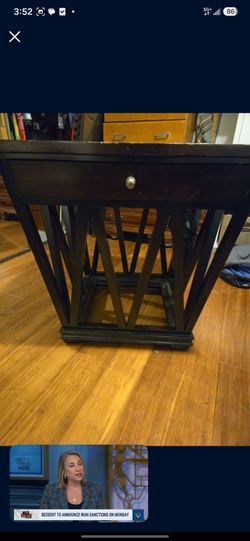End table, solid wood