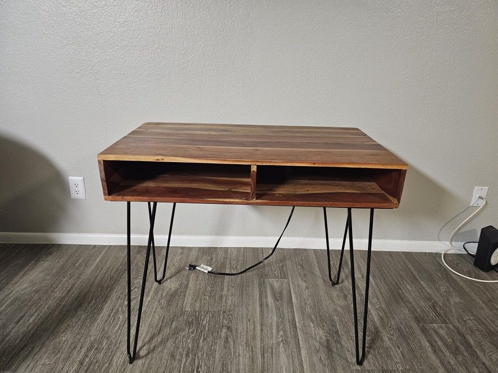 Desk with USB/Outlet Ports