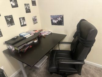 Desk and chair combo