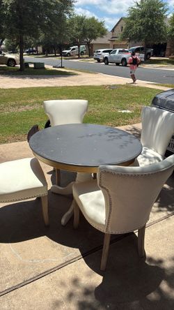 Table and chairs