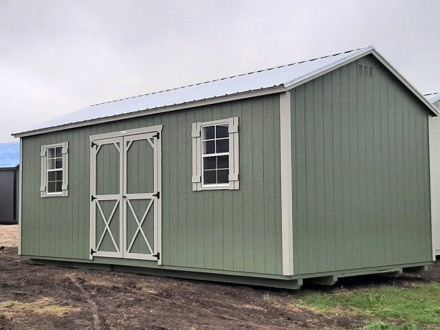 12x24 Elite Garden Shed Storage Building Sheds