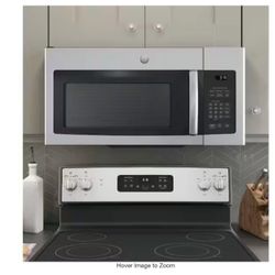 Brand new in a box GE 1.6 cu. ft. Over the Range Microwave in Stainless Steel 