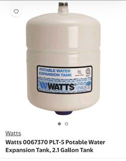 Watts 0067370 PLT-5 Potable Water Expansion Tank, 2.1 Gallon Tank