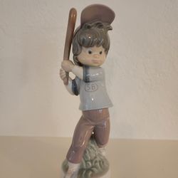 Lladro Billy Baseball Figurine