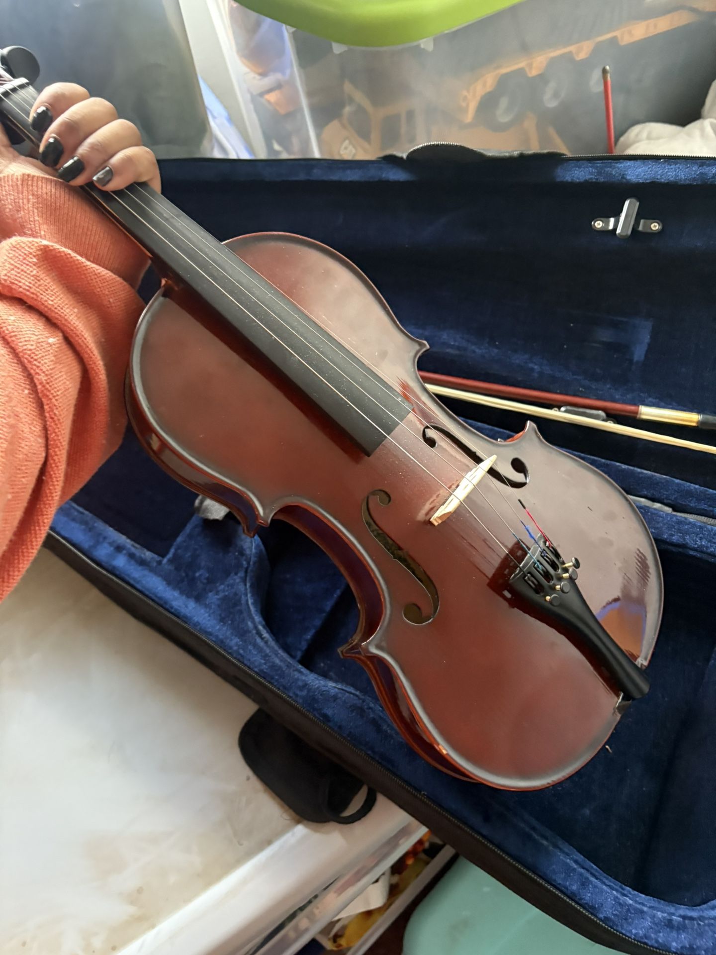 Full Sized Violin With New Case, Bow, New Strings & Premium Rosin : )