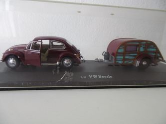 Miniature 1/43 VW Beetle Covered Display 