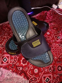 Jordan Hydro Slides Black and Yellow