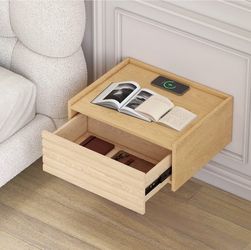 Floating Wall-Mounted Nightstand