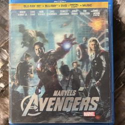 MARVELS AVENGERS - BLU-RAY DVD 2 DISC 