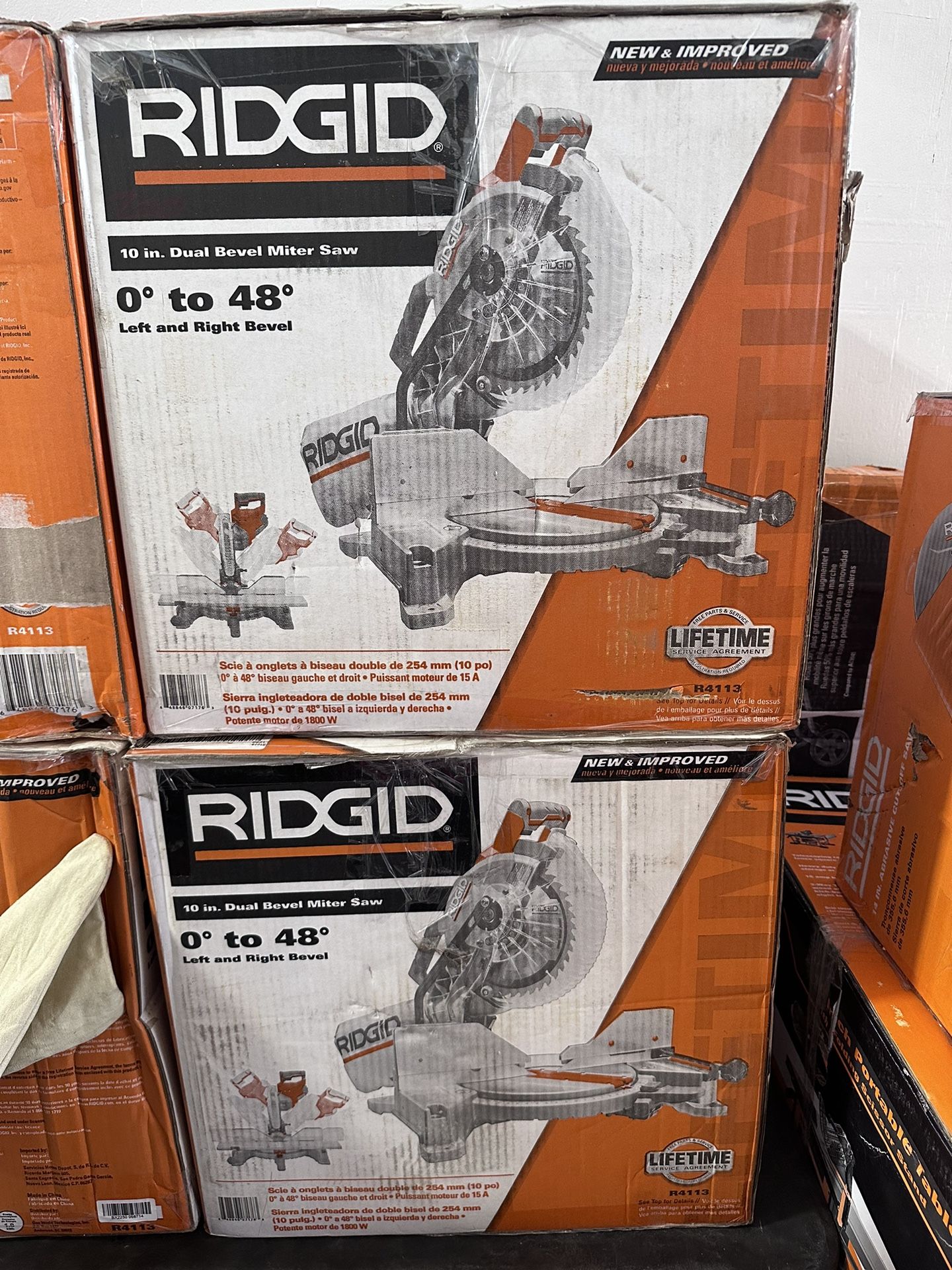 Ridgid 10in Miter Saw Double Bevel