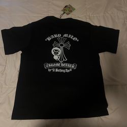 bape chrome hearts T-shirt