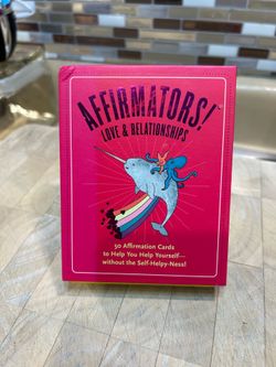 NEW! Affirmators! Love & Relationships Deck, a set of 50 affirmation cards