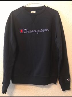 Champion Crewneck Sweatshirt Navy Blue