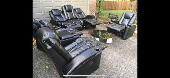 Power Reclining Couch Bluetooth Speakers Chair And Rocking Love Seat