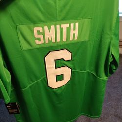 DeVonta Smith Kelly Green Eagles Jersey