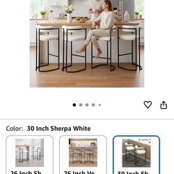 Sherpa Barstools NEW!!!