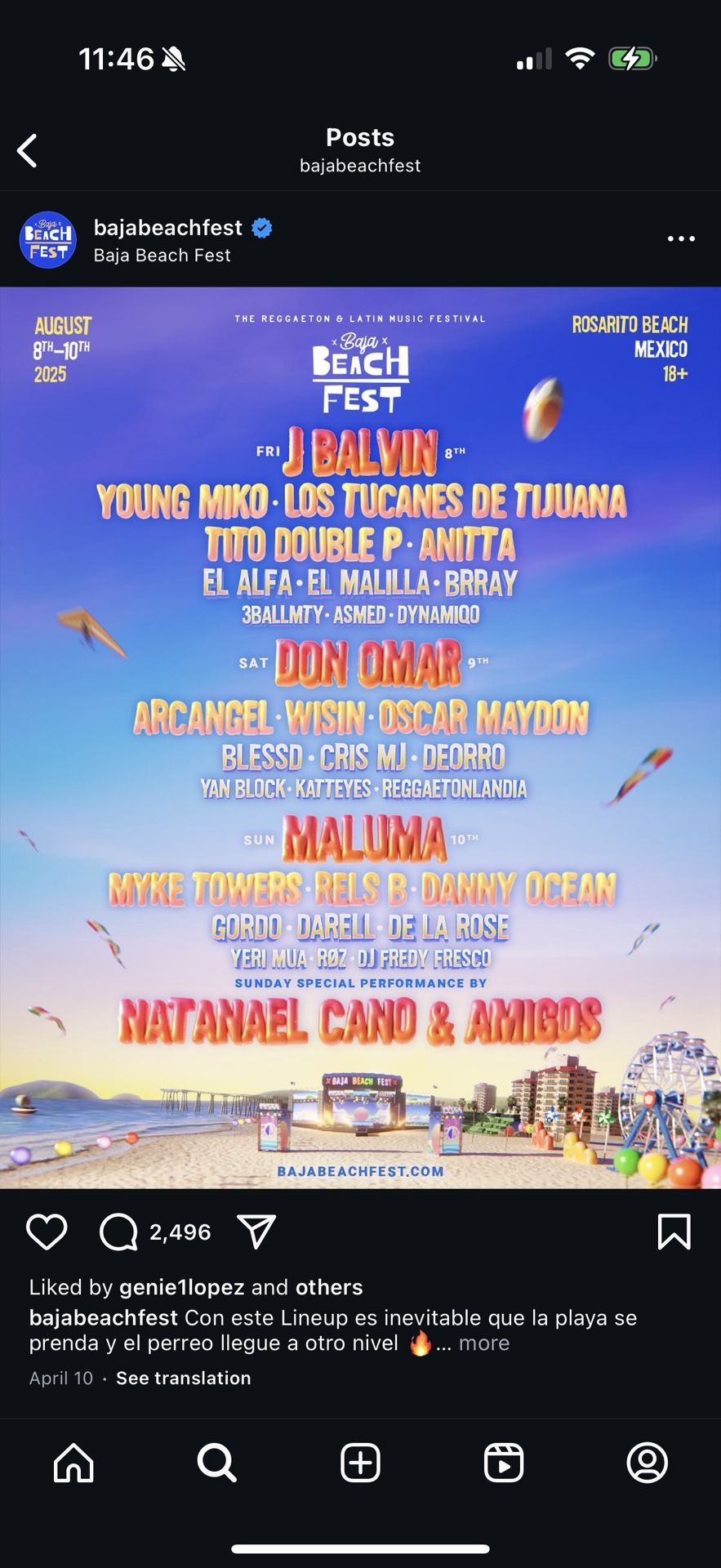 Baja Beach Fest 3-Day Event- VIP Wristband