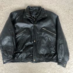 Vintage Men’s Genuine Leather Jacket