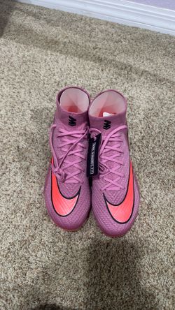 Nike Mercurial Superfly 10 Elite Firm-Ground High-Top Soccer Cleats ITEM: FQ1454-600-NIKE. Size 10.