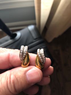 Diamond 18kt earrings