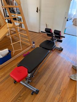 Multi-Functional Adjustable FID Weight Bench and Roman Chair $100