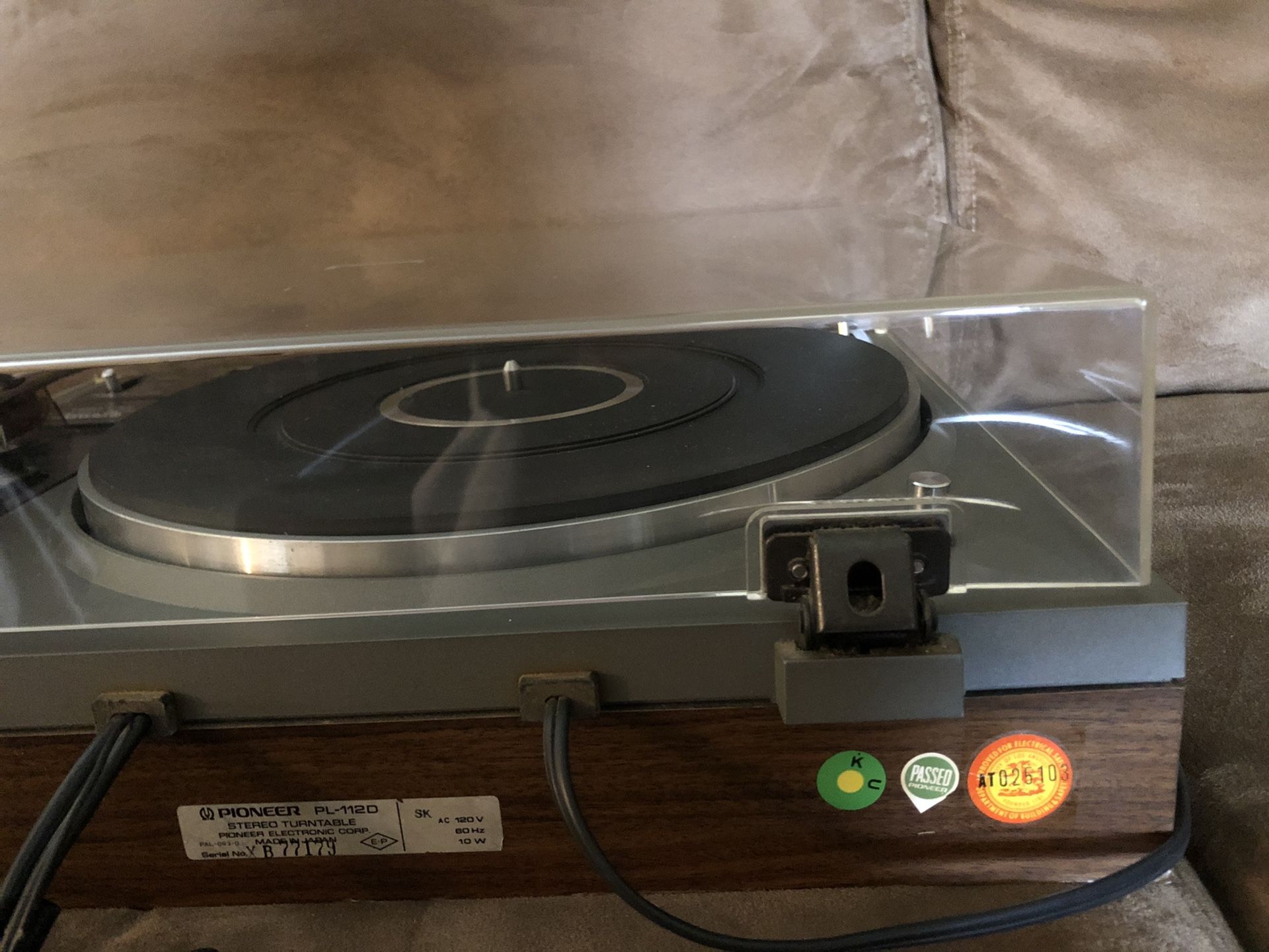 Vintage Pioneer Turntable PL112D for Sale in Crosby, TX OfferUp
