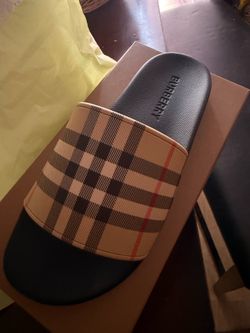Burberry slides