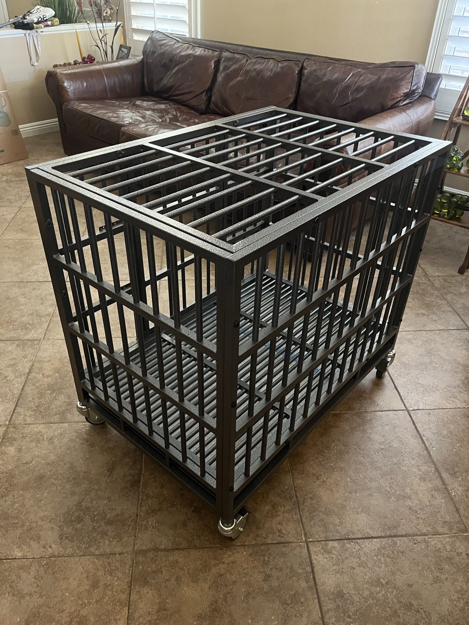Frisco Ultimate Heavy Duty Steel Metal Single Door Dog Crate