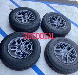 Brand new (4) jeep wrangler gladiator wheel rim tires