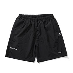 Black Crew Nylite Textured Shorts
