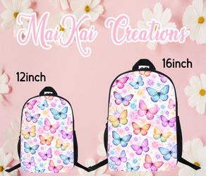 Butterfly custom backpack (READ DESCRIPTION)