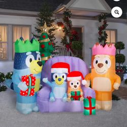 Gemma Bluey Family Christmas Inflatable 