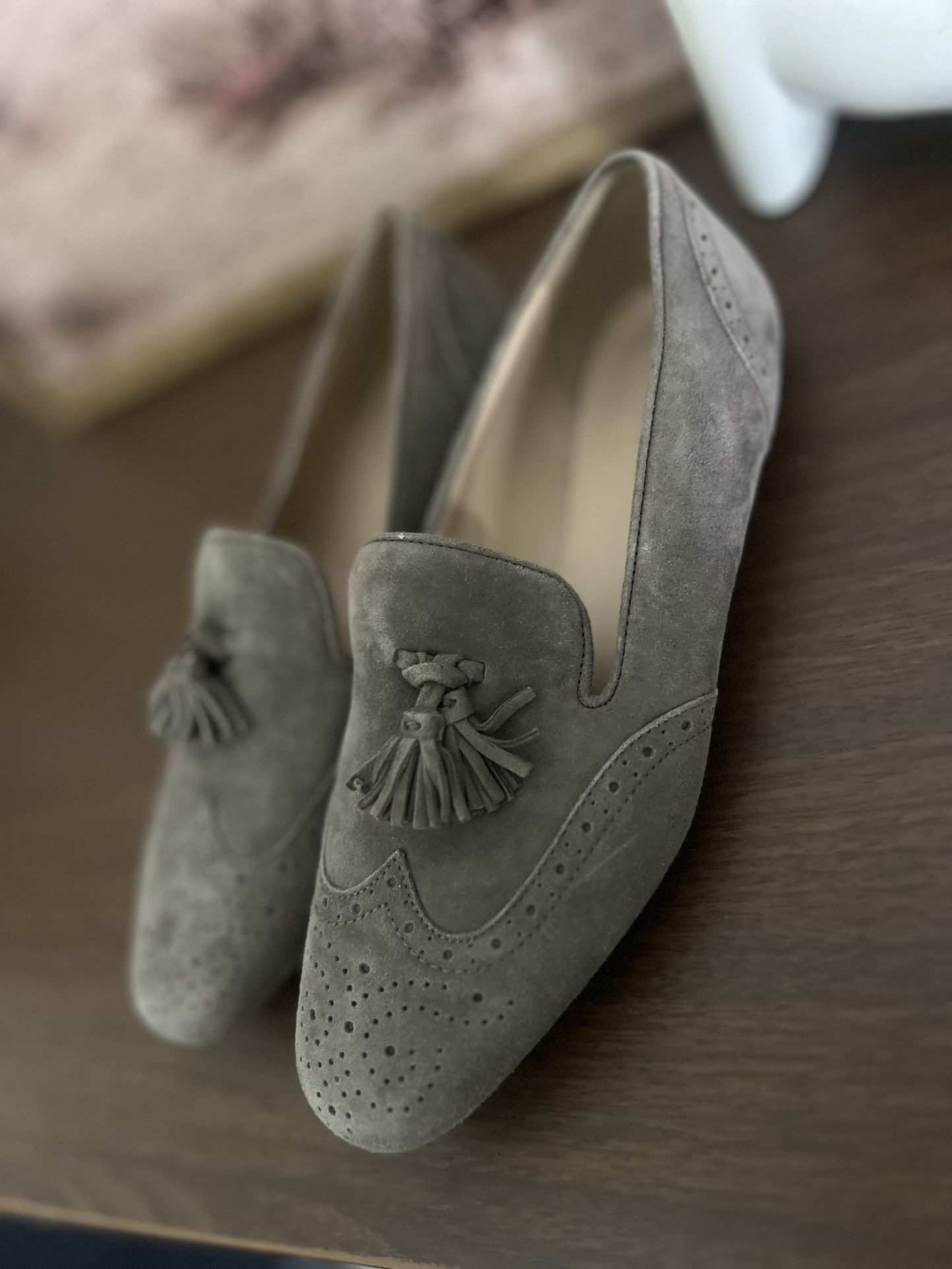 J.Crew loafer suede flats women’s 6 light use 