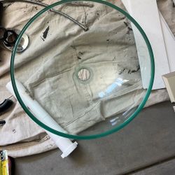 Glass Circle Sink