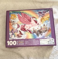 Puzzle Unicorn 100 Pieces  New 