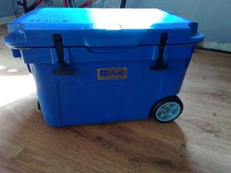 BLUE COOLERS 55 QUART COOLER!!!!
