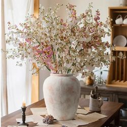 LuxenHome Multiple colors/finishes Clay Modern Vase ，D2012-L