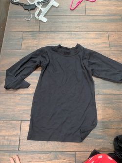 Plain black shirt