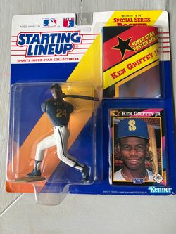 Ken Griffey Jr. Starting Lineup Figure with Poster and Card
