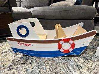 Hape Wooden Rocking Boat Toy