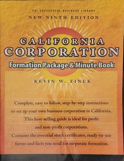 California Corporate Book