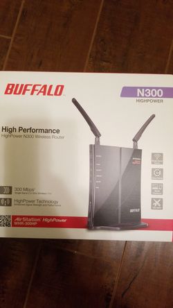 Buffalo wireless router WHR-300HP