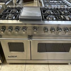 Viking 48” Dual fuel range stainless steel 